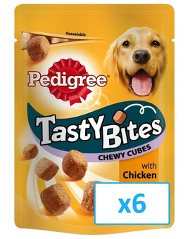 PEDIGREE Tasty Bites Chewy Cubes 6x 130G