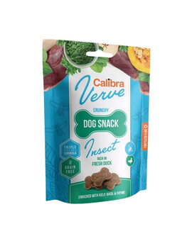 CALIBRA Dog Verve Crunchy Snack Insect&Fresh Duck 150 g