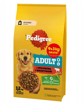 PEDIGREE Adult Large Hovězí a zelenina 9+3 kg