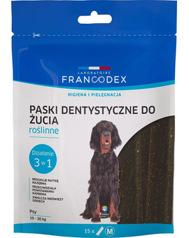 FRANCODEX Žvýkací proužky M proti zápachu z úst 352,5 g/15 ks.