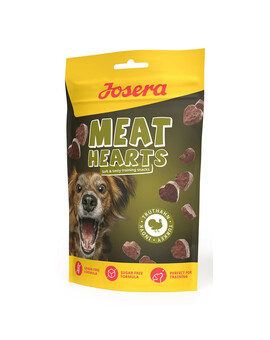 JOSERA Meat Hearts Turkey krůtí tréninkové pamlsky 70g