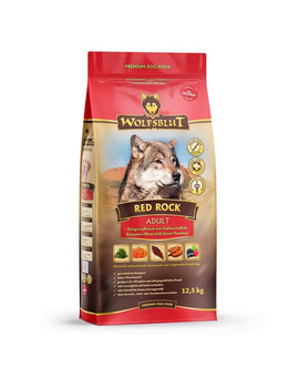 WOLFSBLUT Red Rock Adult suché krmivo pro alergické psy s klokaním masem a dýní 12,5 kg