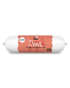 PAKA ZWIERZAKA PEPE Meat Snack Monoprotein Jelení klobáska 200g