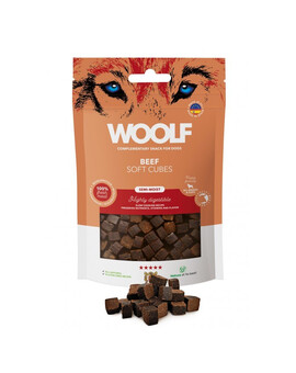 WOOLF Soft Cubes Beef Monoprotein 100g
