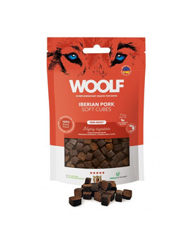 WOOLF Soft Cubes Iberian Pork Monoprotein 100g