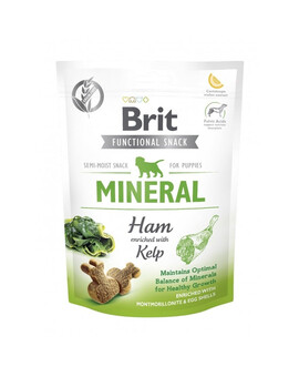 BRIT Care Dog Functional Snack Mineral Ham 150g šunka a řasy pro vaše štěně