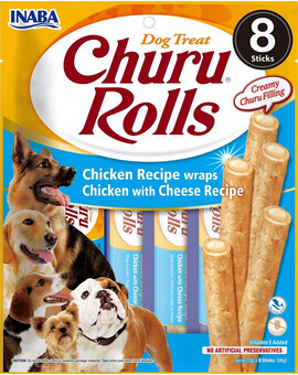 INABA Churu Rolls Chicken 8x12g