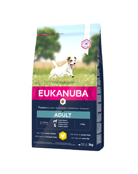 EUKANUBA Adult Small Breeds Chicken bohatá na čerstvé kuřecí 3 kg