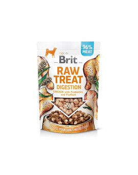 BRIT Raw Treat Freeze Dried Digestion 40 g mrazem sušená kuřecí pochoutka s probiotiky pro psy