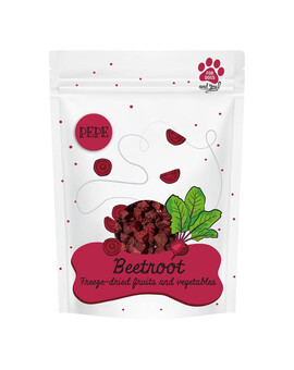 PAKA ZWIERZAKA PEPE Freeze-dried sušená červená řepa 25 g