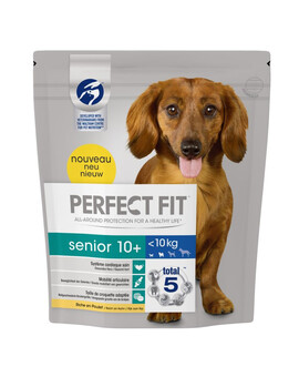 PERFECT FIT Senior 5x825g krmivo pro psy bohaté na kuřecí maso