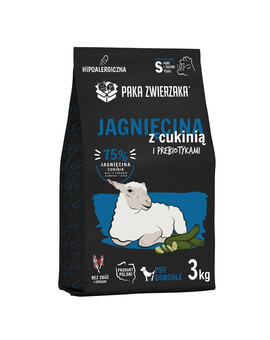 PAKA ZWIERZAKA Seventh Heaven Jehněčí granule s cuketou S 3 kg