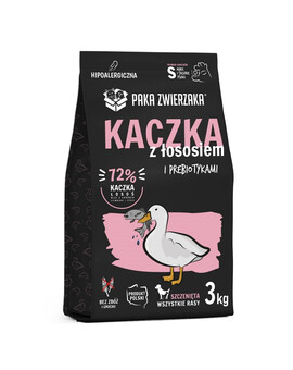 PAKA ZWIERZAKA Seventh Heaven Suché krmivo Kachna s lososem pro štěňata S 3kg