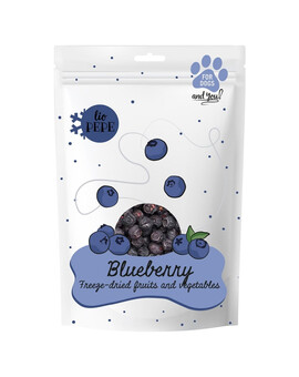 PAKA ZWIERZAKA PEPE Freeze-dried liofilizované ovoce borůvka pro psa 15 g