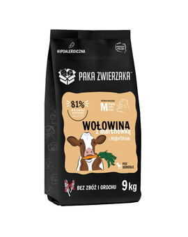 PAKA ZWIERZAKA Seventh Heaven Suché krmivo Hovězí s mrkví M 9 kg