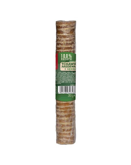 MACED 100% Natura Velká průdušnice plněná husou pro psy 150 g