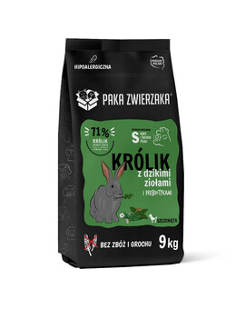 PAKA ZWIERZAKA Seventh Heaven Králík s divokými bylinkami pro štěňata 9 kg
