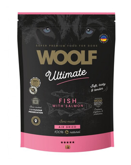 WOOLF Ultimate Soft Adult Dog Fish with Salmon 1 kg bezobilná polomokrá krmiva s rybou a lososem pro psy