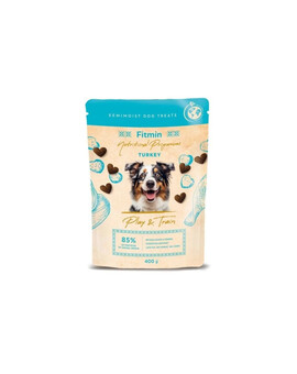 FITMIN NP Play and Train Turkey 400g tréninková krůtí pochoutka