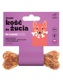 AZANKI Na chuť Kost na žvýkání pro nejedlíky 12cm