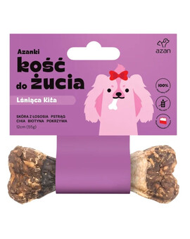 AZANKI Lesklá žvýkací kost Kita pro zdravou kůži a srst 12 cm