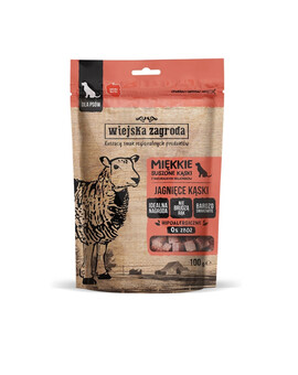 WIEJSKA ZAGRODA Jehněčí kousky 100 g pamlsky pro psa