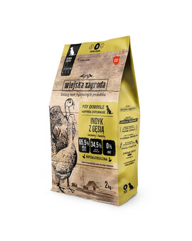 WIEJSKA ZAGRODA Krůta s husou krmivo pro psy křupavé M 2 kg