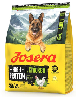 JOSERA High Protein Adult Chicken 900g vysoce energetické krmivo pro sportovní psy