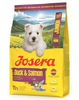 JOSERA Duck and Salmon Junior Mini 3kg pro správný vývoj štěňat malých plemen