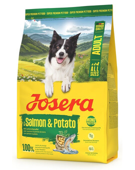 JOSERA Salmon and Potato Adult 3kg bezobilné krmivo pro psy s citlivým žaludkem