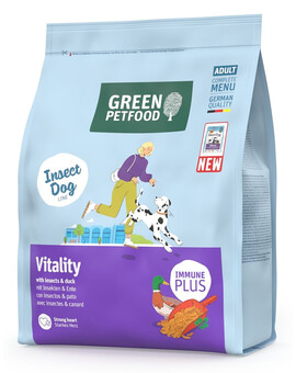 GREEN PETFOOD InsectDog with Duck Vitality 900g