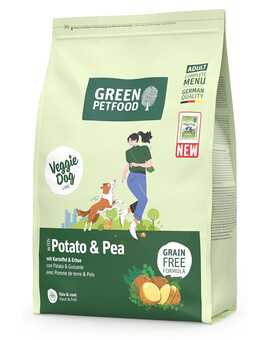 GREEN PETFOOD VeggieDog s bramborami a hráškem 3kg