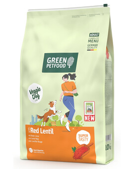 GREEN PETFOOD VeggieDog with Red Lentil 10kg