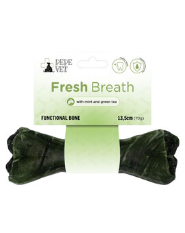 PAKA ZWIERZAKA PEPE Vet Funkční kost Fresh Breath 13,5 cm (70 g) pro svěží dech psů
