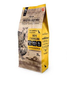 Indyk z jagnięciną chrupki M 20kg