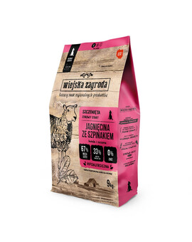 WIEJSKA ZAGRODA Jehněčí se špenátem S 9 kg