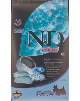 N&D Quinoa Dog Skin&Coat Adult Mini venison, coconut 2.5 kg jeleń i kokos