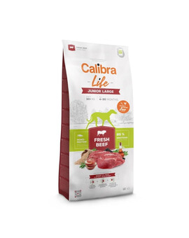 CALIBRA Dog Life Junior Large Fresh Beef 12 kg
