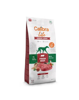 CALIBRA Dog Life Senior Large Fresh Beef 12 kg s hovězím masem pro starší psy velkých plemen