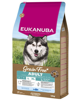 EUKANUBA Grain Free Adult Large Ocean Fish 12 kg