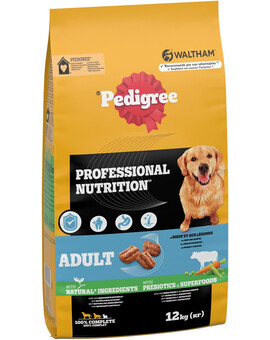 PEDIGREE Professional Nutrition Adult s hovězím masem a zeleninou 12 kg pro velké a středně velké psy