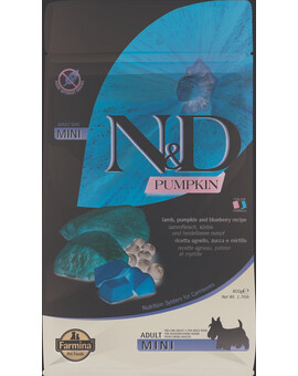 N&D Pumpkin lamb&blueberry adult mini 800 g
