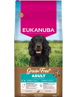 EUKANUBA Grain Free Adult Venison 12 kg bezobilná krmiva pro psy s jelením masem