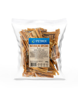 PETMEX Srnčí kůže 15cm 500g přírodní pamlsek pro psy