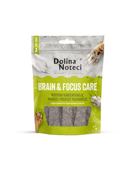 DOLINA NOTECI Smart Chews Brain & Focus Care 100g podpora kognitivních funkcí, sušené pamlsky pro psy