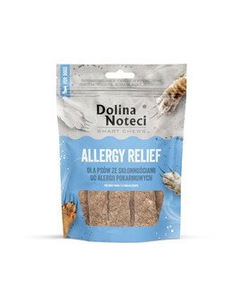 DOLINA NOTECI Smart Chews Allergy Relief 100g podpora při potravinových alergiích, sušené pamlsky pro psa