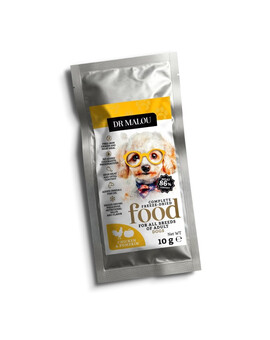 DR MALOU Lyofilizované krmivo Kuře s dýní 10 g granule pro psy