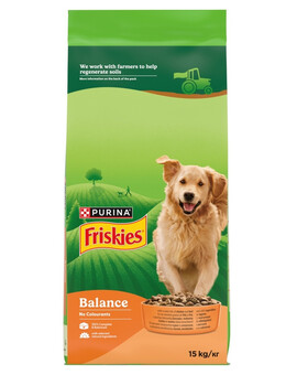FRISKIES Balance Chicken, Beef and Vegetables 10+5kg směs kuřete a hovězího masa se zeleninou granule pro psy