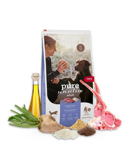 MERA Dog Pure Sensitive Adult Lamb Rice 4 kg jehněčí a rýže, krmivo pro citlivé psy