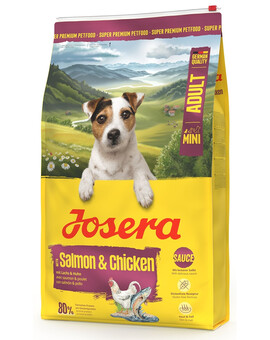 Mini Adult Salmon and Chicken 10kg bezglutenowa karma z sosem dla psów małych ras